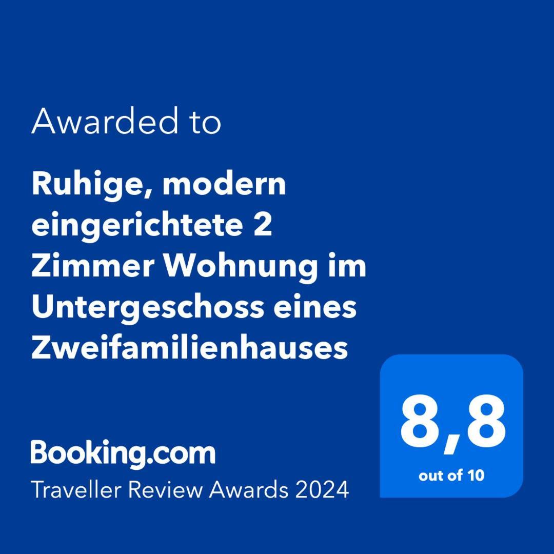 Ruhige, Modern Eingerichtete 2 Zimmer Wohnung Im Untergeschoss Eines Zweifamilienhauses Hildrizhausen Exteriör bild